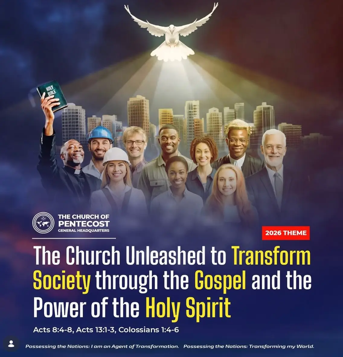 The Church Unleashed to Transform Society Through the Gospel and the Power of the Holy Spirit